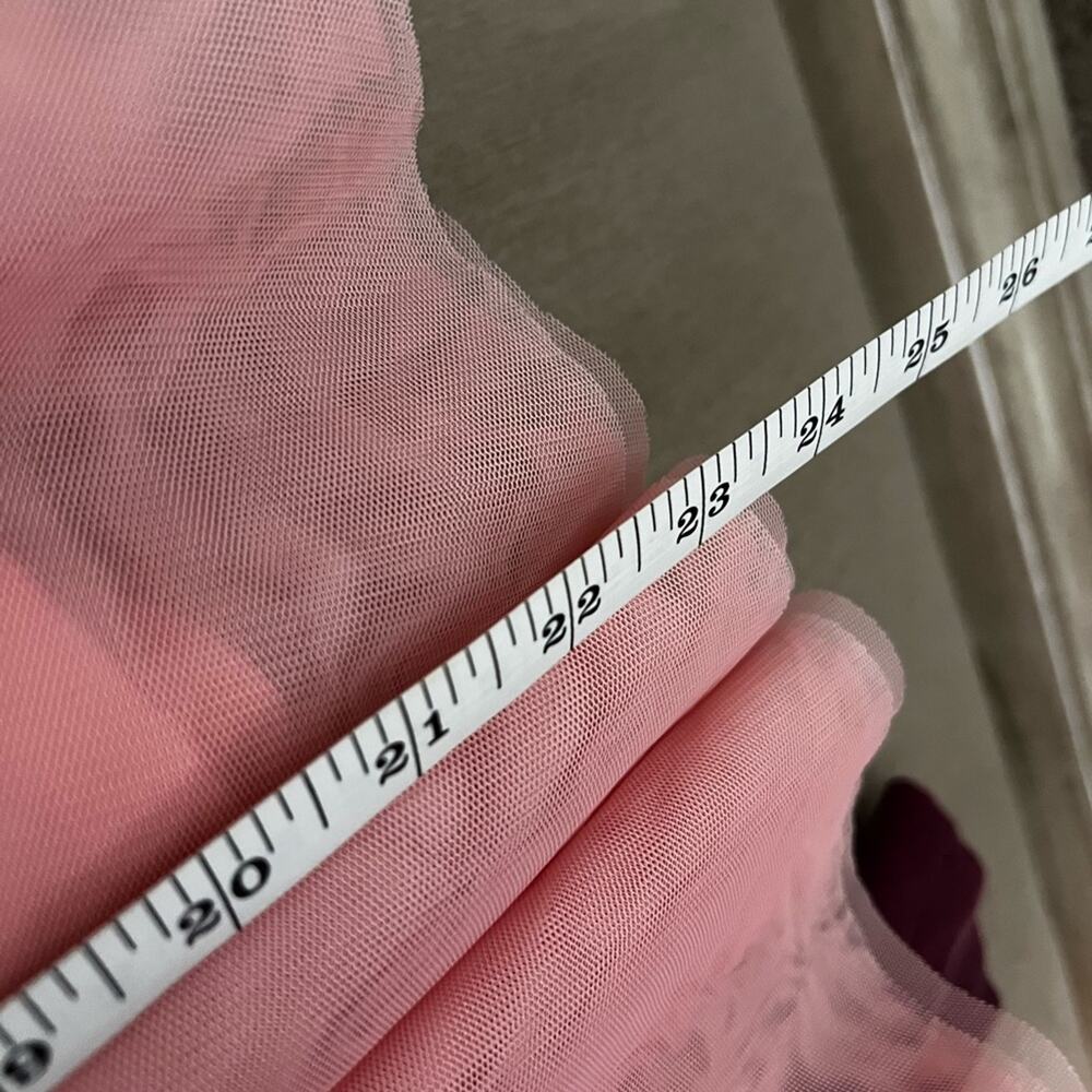 ModCloth women's Pink Tulle Layered Midi Skirt XS - Picture 8 of 10